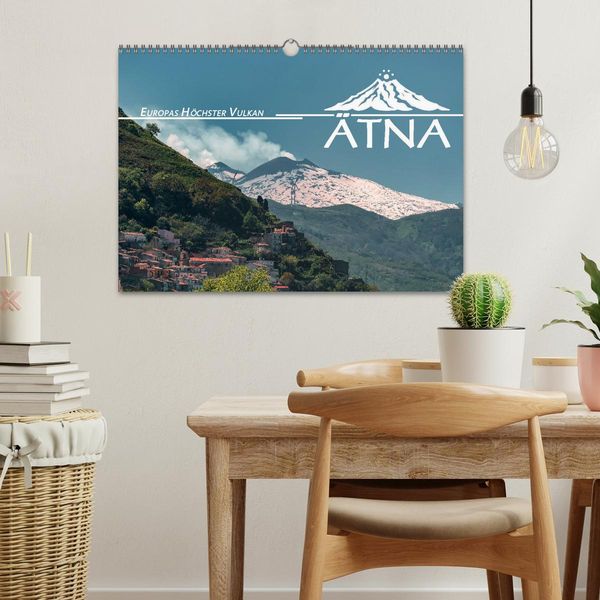 Produktbild: &Auml;tna - Europas h&ouml;chster Vulkan (Wandkalender 2026 DIN A3 quer), CALVENDO Monatskalender