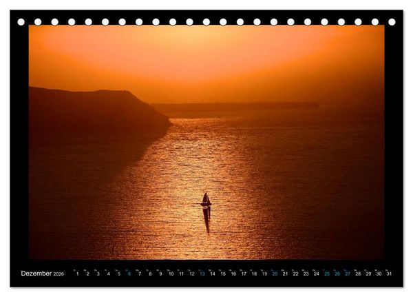 Produktbild: Santorini (Tischkalender 2026 DIN A5 quer), CALVENDO Monatskalender
