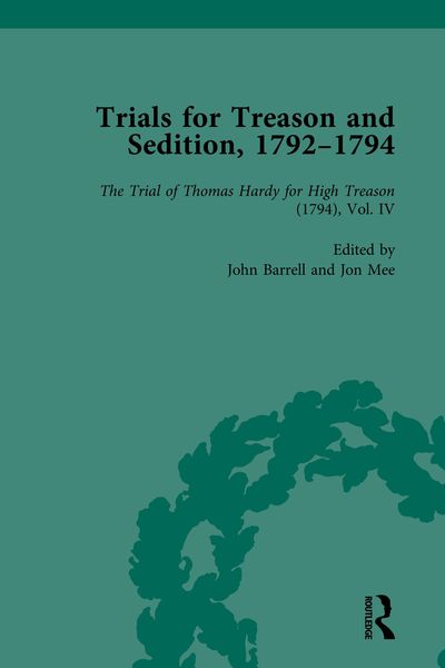 Produktbild: Trials for Treason and Sedition, 1792-1794, Part I Vol 5