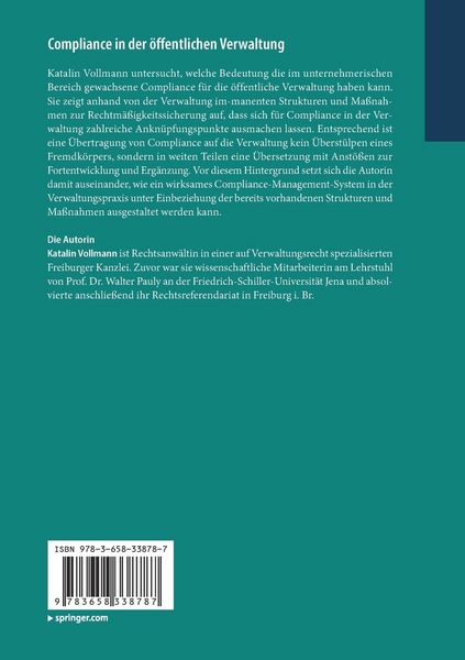 Produktbild: Compliance in der &ouml;ffentlichen Verwaltung