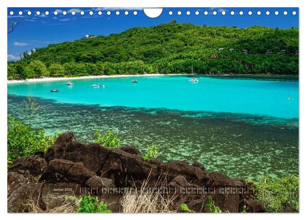Produktbild: Seychellen - Inselparadiese Mah&eacute; La Digue Praslin (Wandkalender 2026 DIN A4 quer), CALVENDO Monatskalender