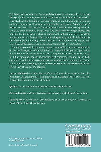 Produktbild: Commercial Contract Law