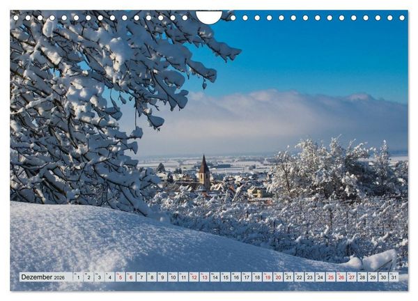Produktbild: Weinregion Kaiserstuhl (Wandkalender 2026 DIN A4 quer), CALVENDO Monatskalender
