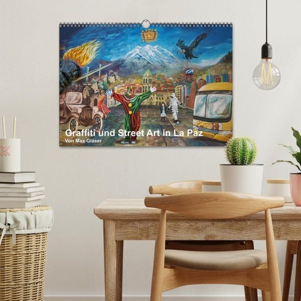 Produktbild: Graffiti und Street Art in La Paz (Wandkalender 2026 DIN A3 quer), CALVENDO Monatskalender