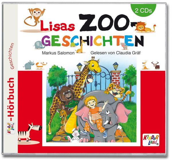 Produktbild: Lisas Zoogeschichten, 2 Audio-CDs