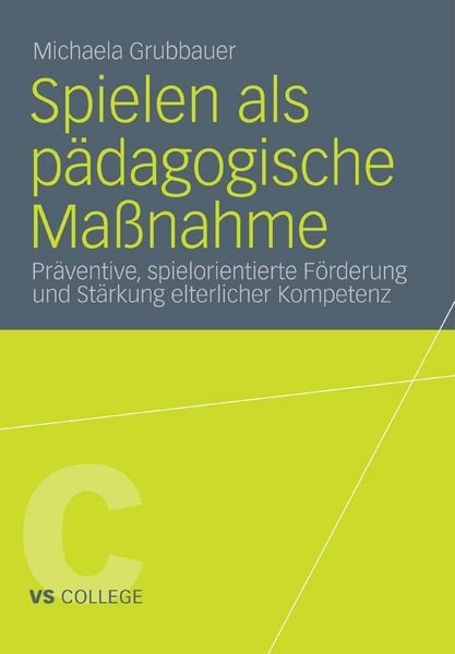 Produktbild: Spielen als p&auml;dagogische Ma&szlig;nahme
