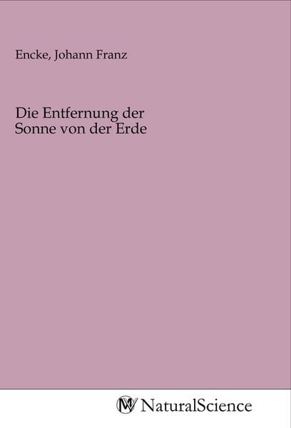 Produktbild: Die Entfernung der Sonne von der Erde
