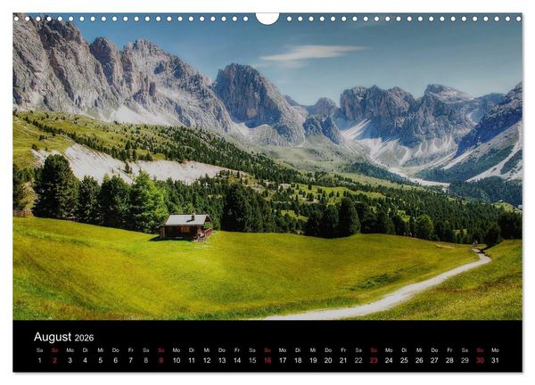 Produktbild: dolomiten (Wandkalender 2026 DIN A3 quer), CALVENDO Monatskalender