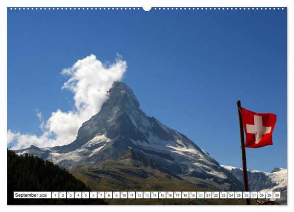 Produktbild: Gr&uuml;ezi . Landschaften in der Schweiz (Wandkalender 2026 DIN A2 quer), CALVENDO Monatskalender