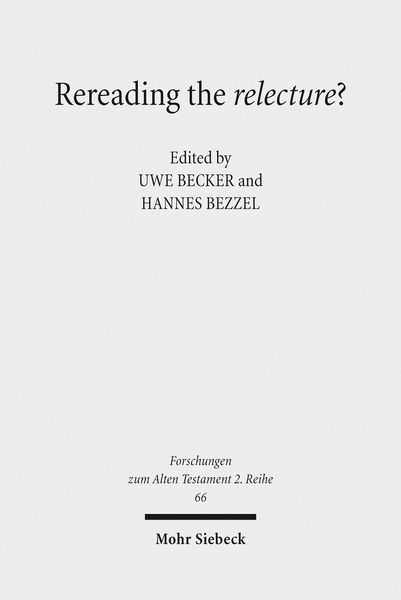 Produktbild: Rereading the relecture?