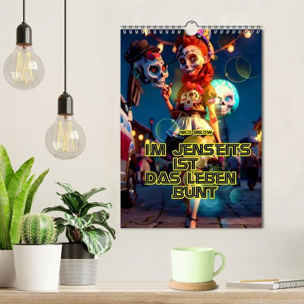Produktbild: Im Jenseits ist das Leben bunt (Wandkalender 2026 DIN A4 hoch), CALVENDO Monatskalender