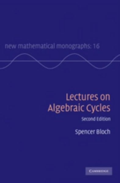 Produktbild: Lectures on Algebraic Cycles