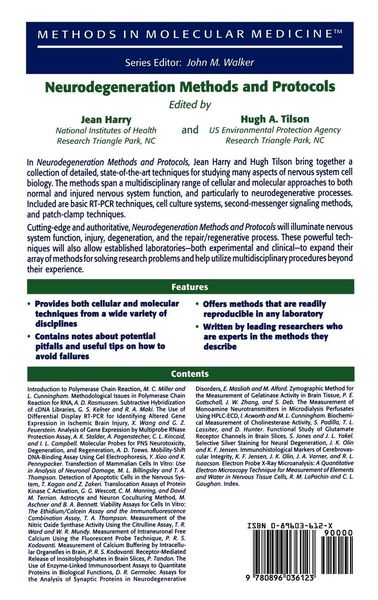 Produktbild: Neurodegeneration Methods and Protocols