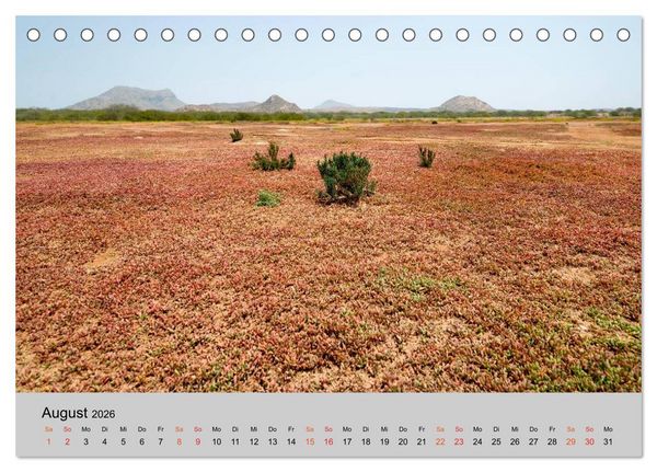 Produktbild: Boa Vista - Perle der Kapverden (Tischkalender 2026 DIN A5 quer), CALVENDO Monatskalender