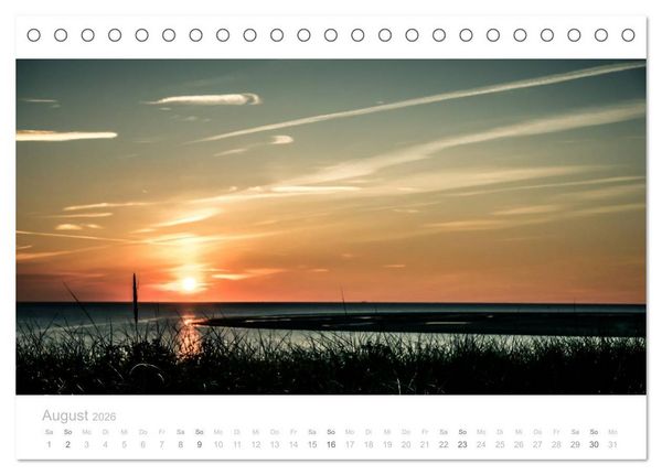Produktbild: Einfach Borkum (Tischkalender 2026 DIN A5 quer), CALVENDO Monatskalender