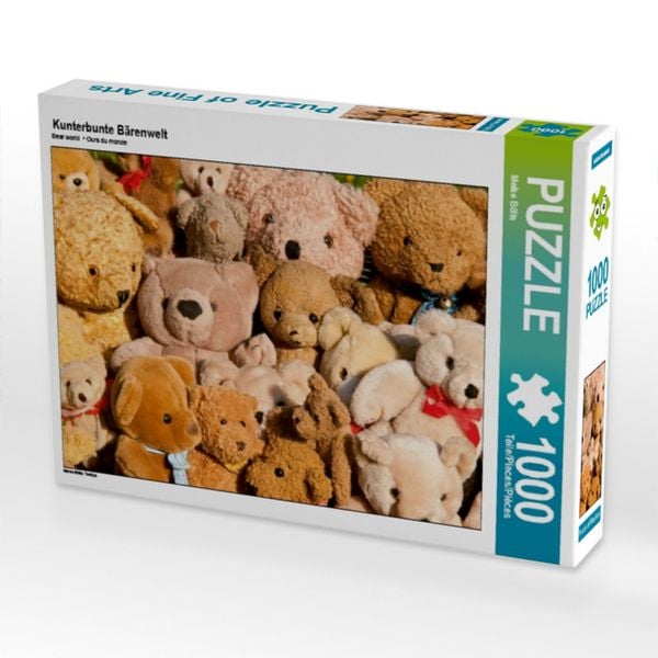 Produktbild: CALVENDO Puzzle Kunterbunte B&auml;renwelt | 1000 Teile Lege-Gr&ouml;&szlig;e 64x48cm Foto-Puzzle f&uuml;r gl&uuml;ckliche Stunden