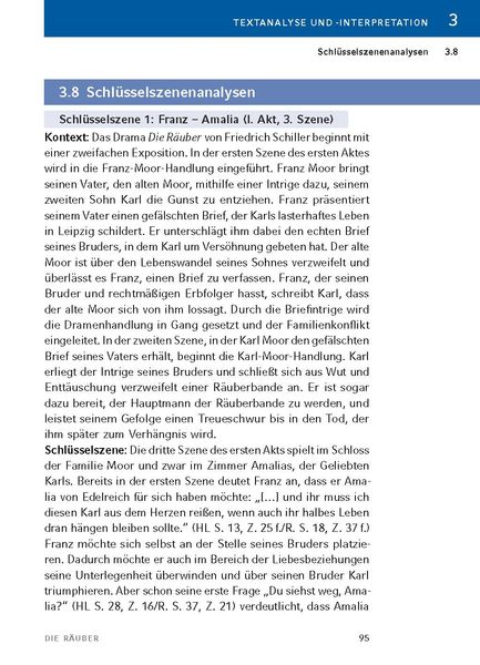 Friedrich Schiller Die Räuber Zusammenfassung 'Die Räuber von Friedrich Schiller - Textanalyse und Interpretation