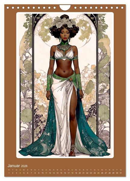 Produktbild: Illustrationskunst der Belle &Eacute;poque (Wandkalender 2026 DIN A4 hoch), CALVENDO Monatskalender