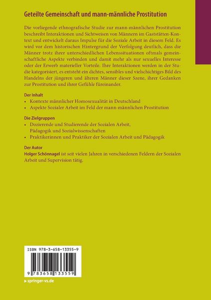 Produktbild: Geteilte Gemeinschaft und mann-m&auml;nnliche Prostitution