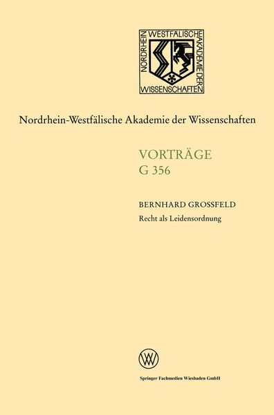 Produktbild: Recht als Leidensordnung