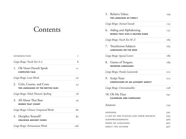 Produktbild: The Language Lover's Puzzle Book
