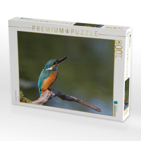 Produktbild: CALVENDO Puzzle Eisvogel auf der Sitzwarte | 1000 Teile Lege-Gr&ouml;&szlig;e 64x48cm Foto-Puzzle f&uuml;r gl&uuml;ckliche Stunden