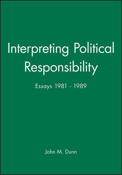 Produktbild: Interpreting Political Responsibility