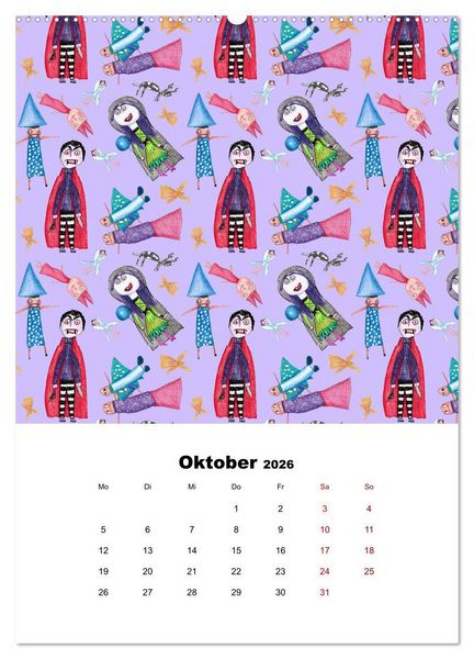 Produktbild: MUSTERMACKE (hochwertiger Premium Wandkalender 2026 DIN A2 hoch), Kunstdruck in Hochglanz