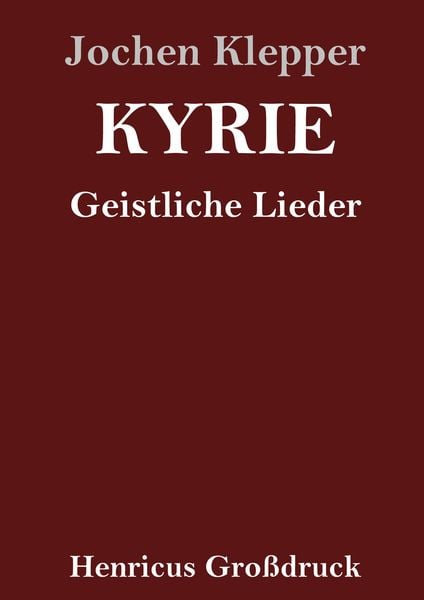 Produktbild: Kyrie (Gro&szlig;druck)