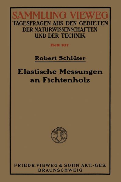 Produktbild: Elastische Messungen an Fichtenholz