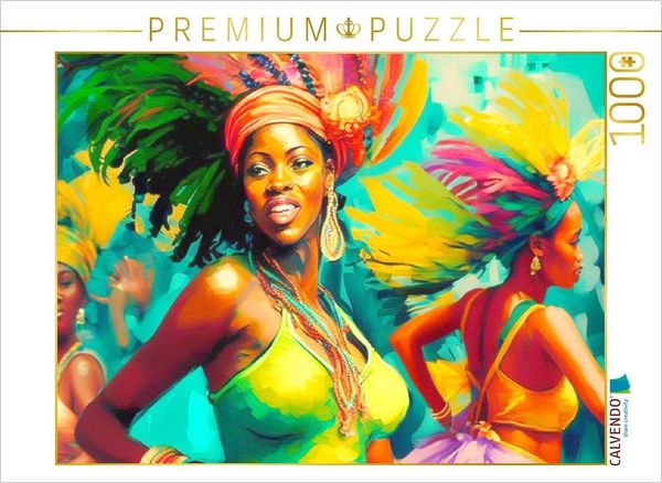 Produktbild: CALVENDO Puzzle Karibische Sch&ouml;nheit beim Tanz | 1000 Teile Lege-Gr&ouml;&szlig;e 64x48cm Foto-Puzzle f&uuml;r gl&uuml;ckliche Stunden