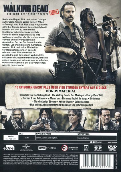 The Walking Dead - Staffel 7 - Uncut  [6 DVDs]