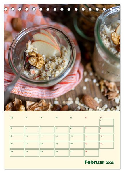 Produktbild: Vegetarische Vier Jahreszeiten (Tischkalender 2026 DIN A5 hoch), CALVENDO Monatskalender