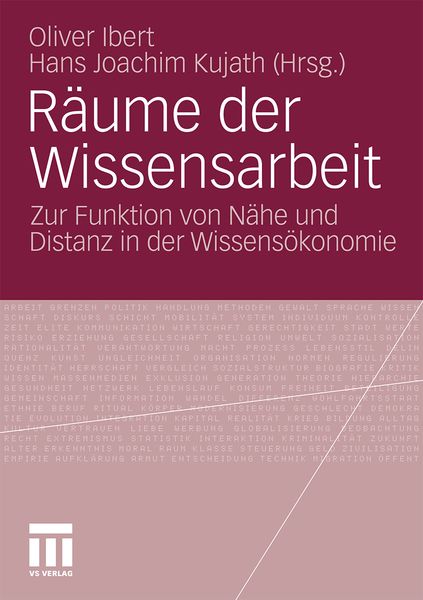 Produktbild: R&auml;ume der Wissensarbeit