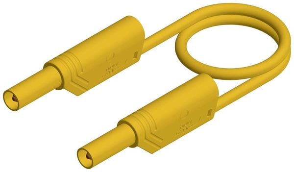 Produktbild: Hirschmann Test & Measurement MLS SIL WS 200/1 Sicherheits-Messleitung Lamellenstecker 4 mm Lamellenstecker 4 mm 2.00 m Gelb 1 St.