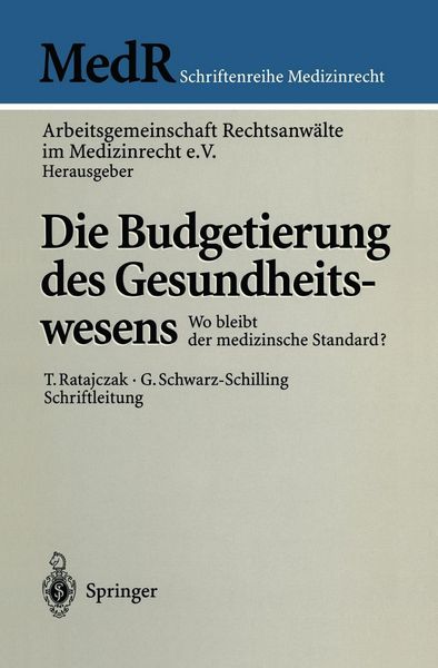 Produktbild: Die Budgetierung des Gesundheitswesens