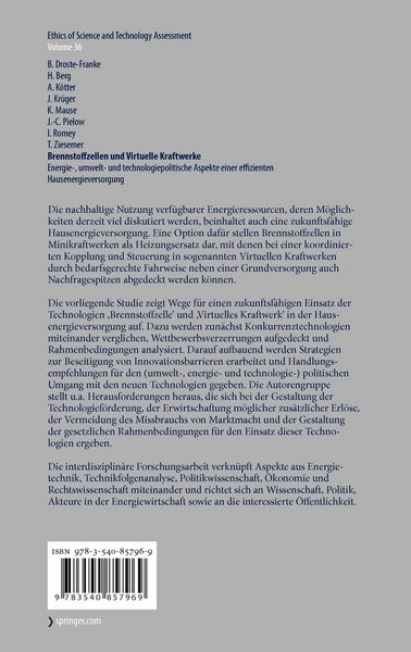 Produktbild: Brennstoffzellen und Virtuelle Kraftwerke