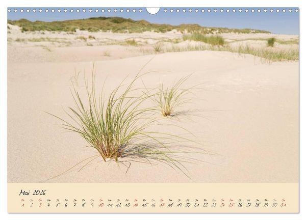 Produktbild: Nordsee &ndash; D&uuml;nen, Sand, Wasser und Wolken (Wandkalender 2026 DIN A3 quer), CALVENDO Monatskalender