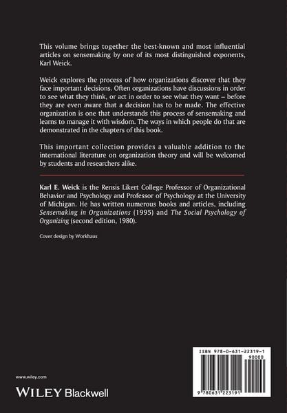 Produktbild: Making Sense of the Organization
