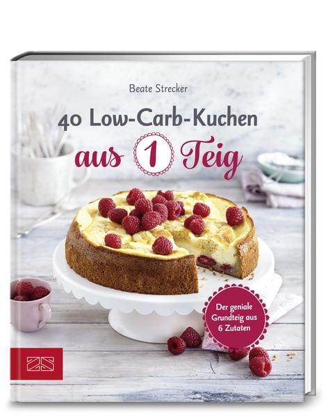 Produktbild: 40 Low-Carb-Kuchen aus 1 Teig