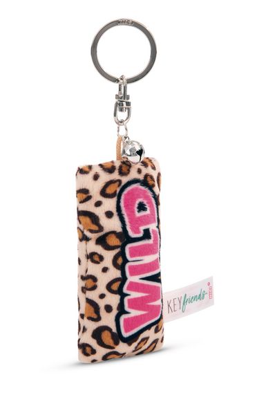 Produktbild: Schl&uuml;sselanh&auml;nger Mini Pl&uuml;schkissen Wild m. Gl&ouml;ckchen