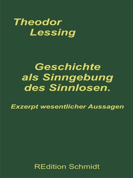 Produktbild: Geschichte als Sinngebung des Sinnlosen