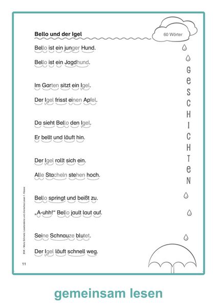 Produktbild: Lesetandems und chorisches Lesen &ndash; 1. Klasse