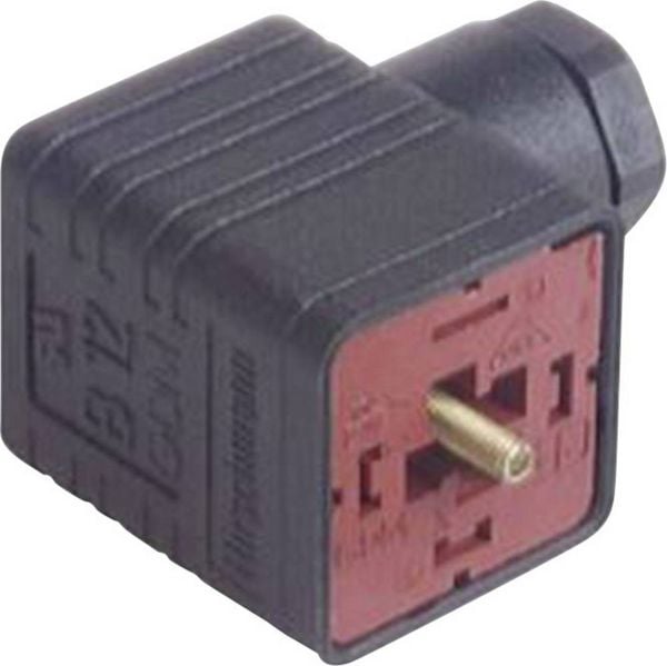 Produktbild: Rechteck-Steckverbinder GDM - Serie Schwarz GDM 3009 J sw Pole:3 + PE 932 214-100-1 Hirschmann Inhalt: 1 St.