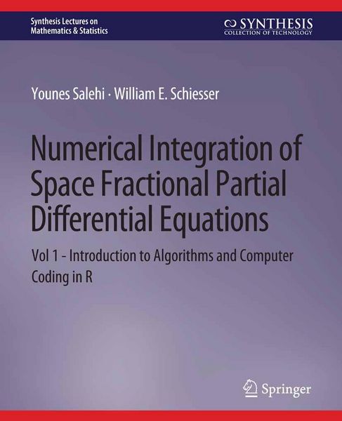 Produktbild: Numerical Integration of Space Fractional Partial Differential Equations