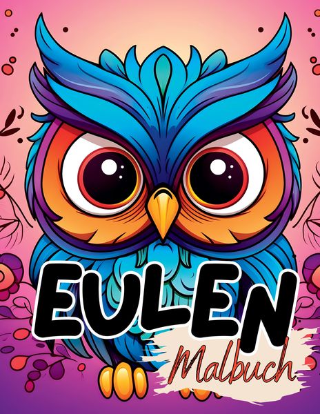 Produktbild: Eulen Malbuch