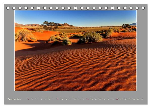 Produktbild: Namibia - Die Farben der Namib (Tischkalender 2026 DIN A5 quer), CALVENDO Monatskalender