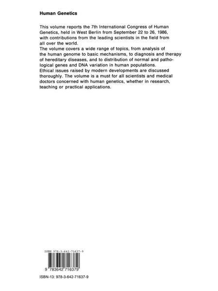 Produktbild: Human Genetics