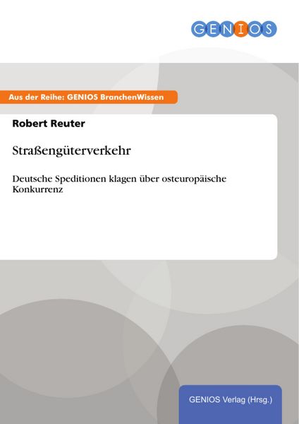 Produktbild: Stra&szlig;eng&uuml;terverkehr