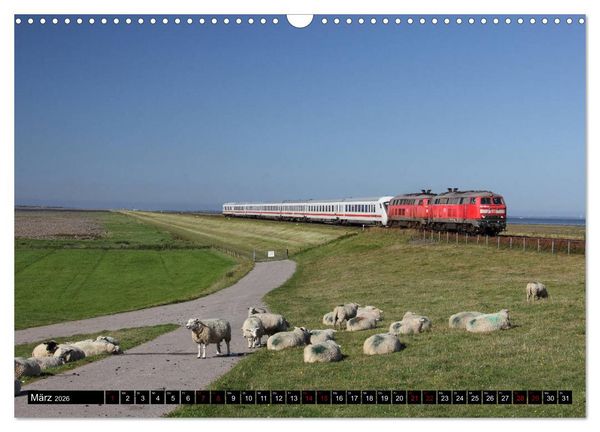 Produktbild: Norddeutsche Eisenbahnen (Wandkalender 2026 DIN A3 quer), CALVENDO Monatskalender